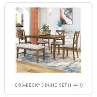 COS-BECKY DINING SET (1+4+1)